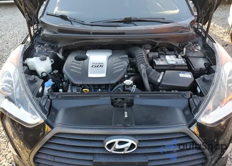 2016 Hyundai Veloster Turbo from USA, damaged, VIN KMHTC6AE8GU256953